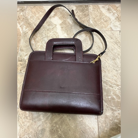 Vintage Mark Phillip Leather Men's Messenger planner - Picture 2 of 7